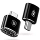 Адаптер Baseus USB Female To Type-C Male Adapter Converter Black (CATOTG-01) - изображение 1
