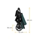 Прогулянковий візок Kinderkraft Route Platinum Green, 3954 - зображення 15