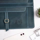 Кожаная папка для семейных документов, Light blue, WoodPresent - изображение 2