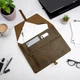 Папка для документів з натуральної шкіри А4, Walnut, WoodPresent - зображення 1