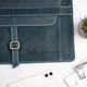 Кожаная папка для бумаг А4 с гравировкой, Light blue, WoodPresent - изображение 2