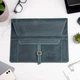 Именная кожаная папка для документов на подарок, Light blue, WoodPresent - изображение 1