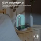 Нічник Promate Globe-Qi з бездротовою зарядкою і Bluetooth колонкою LED White (globe-qi) - зображення 3