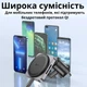 Автомобильный держатель с беспроводной зарядкой для iPhone с MagSafe магнитный в машину на решетку автодержатель телефона в авто для айфона на дефлектор Hoco 15W - изображение 12