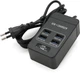 Сетевой фильтр Voltronic ТВ-Т05, 4 USB, 1.5 м, сечение 3х0.75 мм, 2.1А, Black, Box (YT08344) - изображение 1