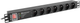 Listwa przeciwprzepięciowa Lanberg Rackowa 19" 1U 16A PDU PRO 7 gniazd 2 m Black (PDU-PRO-07E-0200-BK) - obraz 1