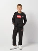 Подростковая толстовка с капюшоном для мальчика Levi's LVN Boxtab Full Zip Hoodie 9EJ762-K84-LR 146-152 см Черная (3666643020989) - изображение 3