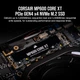 SSD диск Corsair MP600 CORE XT 4TB M.2 NVMe PCIe x4 Gen4 up tp 5000 MB/s (CSSD-F4000GBMP600CXT) - изображение 3