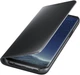 ​Защитный смарт чехол книжка Protective S-View Flip cover clear Galaxy S8 Plus + EF-ZG955 black - изображение 2
