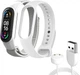 Комплект ремешков ArmorStandart для Xiaomi Mi Band 7/6/5 3 шт New Style White (ARM77041) - изображение 1