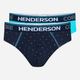 Набір трусів брифів чоловічих бавовняних Henderson 41613-MLC 2XL 2 шт Синій/Бірюзовий (5903972276655) - зображення 1