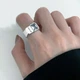 Женское кольцо Good Luck, серебристое - изображение 1