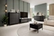 Комод високий Perfect Home Senso 3D 123.4x103.5x39.5 см, 3-дверний Чорний (000012376680) - зображення 6