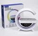 Светильник с беспроводной зарядкой для телефона BT-3401 колонка Bluetooth FM радио ночник RGB подсветка&nbsp;Белый - изображение 5