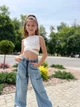 Кроп топ Suzie білого кольору 128 см 8 років 202437 - изображение 1