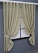 Комплект коротких штор VR-Textil Лен Мешковина № 114ш Бежевый 130х170 см 2 шт (35-0107) - изображение 2