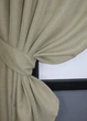 Комплект коротких штор VR-Textil Лен Мешковина № 114ш Бежевый 130х170 см 2 шт (35-0107) - изображение 3