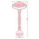 Ролик з рожевого кварцу для масажу обличчя - зображення 6