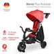 Дитячий велосипед QPlay Nova+ Rubber Orange Sunset складаний триколісний (S700-13Nova+OrangeSunset) - изображение 1