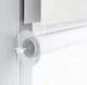 Ролета День Ночь TyulPan 60x170 см Лен Белый с нижним фиксатором - изображение 4