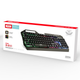 Клавіатура XO KB-01 Keyboard RGB Backlit Metal ( English Version ) Black - зображення 6
