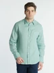 Сорочка чоловіча зелена Arber LINEN SHIRT 1.1 43 зріст 4 зелений (M05.21.34.321) - зображення 1