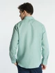 Сорочка чоловіча зелена Arber LINEN SHIRT 1.1 43 зріст 4 зелений (M05.21.34.321) - зображення 4