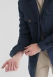 Піджак сафарі чоловічий синій лляний Arber Safari Jacket2 54 зріст 6 синій (G08.20.09.222) - изображение 4