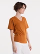 Футболка жіноча коричнева Arber T-shirt W v-neck XS коричневий (W13.07.38.321) - изображение 4