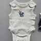 Боді George набір 3 шт tiny baby (ранній малюк) вага 1,5 кг 46 см сірий, синій, білий - зображення 2