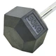 Штанга фіксована пряма резинова Rubber Hexagon Barbell 30кг Record Ultra (гриф l-95см) - зображення 2