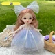 Шарнирная кукла BJD "Голубое платье" 16см (К430) - изображение 1