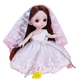 Лялька BJD "Наречена" з карими очима, коричневим волоссям 16см (К103) - зображення 1