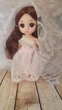 Лялька BJD "Наречена" з карими очима, коричневим волоссям 16см (К103) - зображення 3