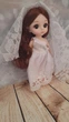 Лялька BJD "Наречена" з карими очима, коричневим волоссям 16см (К103) - зображення 4