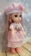 Шарнирная кукла BJD "Поваренок" с розовыми волосами 16см (К070) - изображение 2