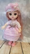 Шарнирная кукла BJD "Поваренок" с розовыми волосами 16см (К070) - изображение 3