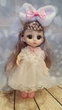 Шарнирная кукла BJD "Зайка" с косичкой 16см (К080) - изображение 3