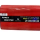Перетворювач напруги Wimpex 2000W 12V-220V USB із захистом від короткого замикання та перегріву WX-2000A - зображення 5