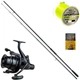 Набір Carp Pro Коропове вудилище 23 Blackpool 12ft 3.6м 3.5lb+Котушка D-Carp 6000 FS New+Ліска 300м 0.310мм+Гачки №8 - изображение 2
