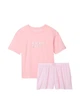 Пижама (футболка + шорты) Victoria's Secret Cotton Short XL розовая - изображение 3