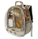 Прозрачный рюкзак для переноски животных CosmoPet CP-07UKC для кошек и собак Brown - изображение 1