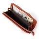 Женский кожаный кошелек Classik DR. BOND WN-23-21 orange - изображение 7