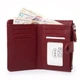 Женский кожаный кошелек Classik DR. BOND WN-23-17 wine-red - изображение 4