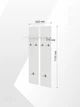 Вешалка Furnigrade В - 4 белая 1100х500х216 - изображение 4