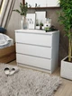 Комод Furnigrade КМ -1 белый 700х350х680 - изображение 1