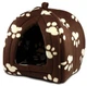 М'який будиночок для собак та кішок Pet Hut м'який будиночок для собак та кишок флісовий - зображення 1