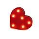 Ночник Kaktus Glam HEART красный 16х16см - изображение 2