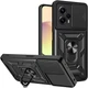 Чехол Fiji Camera Defence для Xiaomi Poco F5 бампер с защитой камеры и подставкой Black - изображение 1