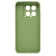 Чехол Fiji Style для Xiaomi 14 силикон бампер с защитой блока камер фисташковый - изображение 2